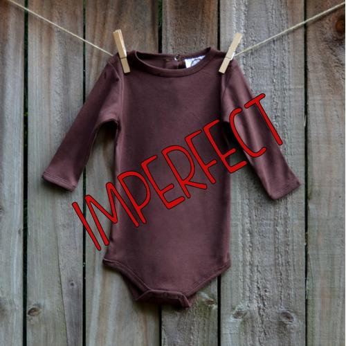 IMPERFECT Blank Unisex Long Sleeve Infant Bodysuit
